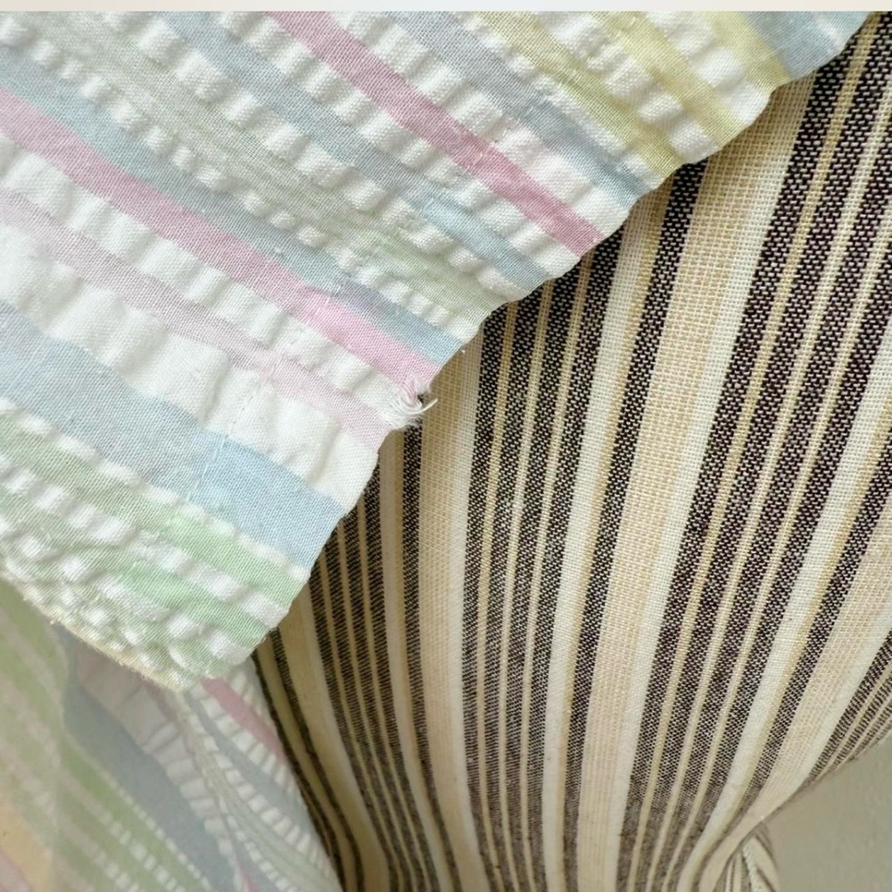 Vintage Colette By Miss Elaine Pastel Seersucker … - image 5